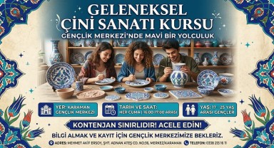 Karaman'da Gençlik ve Spor İl Müdürlüğü Sanat Etkinliği Düzenliyor