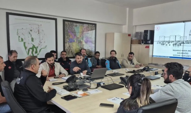 Karaman'da Kamu Kurumları İnsansız Hava Aracı Envanterini Görüştü