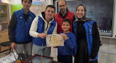 Karaman'da Minik Eller Fırça Tutarak Sanatla Tanıştı