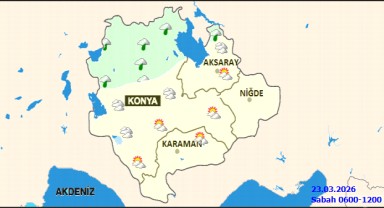 Karaman'da Yağışlı Hava Etkili Olacak