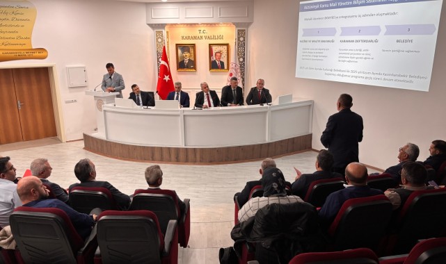 Karaman'da Yerel Yönetimlere Mali Yönetim Sistemi Eğitimi Verildi