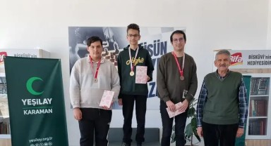 Karaman'da Yeşilay Haftası Satranç Turnuvası Ödül Töreniyle Sona Erdi