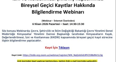 Kimyasallarla İlgili Önemli Duyuru: Geçici Kayıt Süreci Uzatıldı
