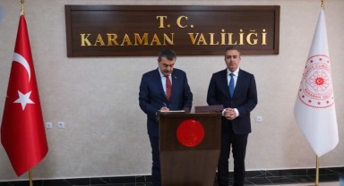 Milli Eğitim Bakanı Yusuf Tekin, Karaman Valisi Hayrettin Çiçek'i Ziyaret Etti