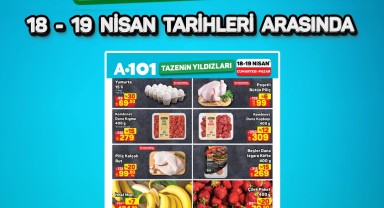 A101'de 18-19 Nisan Haftasonu Meyve ve Sebze İndirimleri