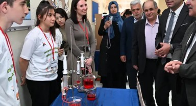 Anafartalar Ortaokulu'nda 20 Proje Bilim Fuarı'nda Sergilendi