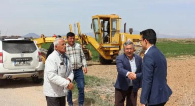 Ayrancı Kaymakamı Bünyamin İlkay, Kavuklar Köyü Kumlama Çalışmalarını İnceledi