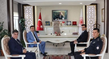 Ayrancı Kaymakamı Bünyamin İlkay'a Emniyet'ten Ziyaret