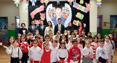 Ayrancı Kaymakamı İlkây ve Eşi Yunus Emre Anaokulu'nu Ziyaret Etti