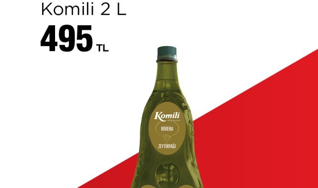 BİM'de 7 Nisan'dan İtibaren Komili Riviera Zeytinyağı 495 TL'ye Satışta