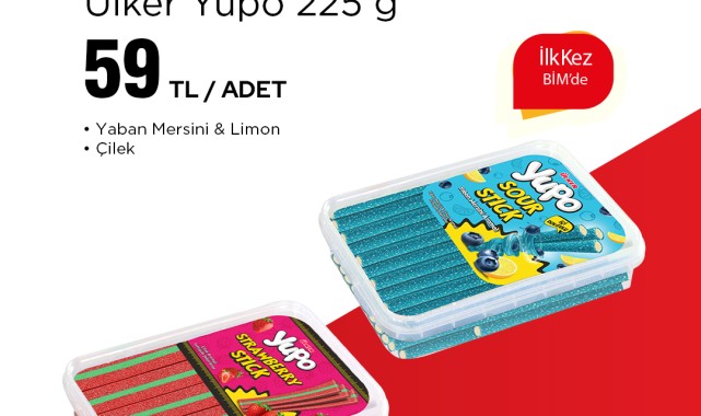 BİM'de Yeni Ürün: Ülker Yupo Yumuşak Şekerleme Çeşitleri 14 Nisan'da Raflarda