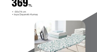 BİM'de Yeni Ürünler: Casilda Home Mini Ütü Masası Raflarda Yerini Alıyor
