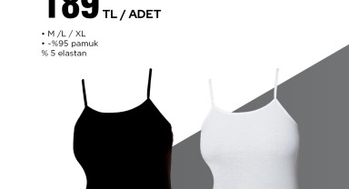 BİM'de Yeni Ürünler: Saten İp Askılı Atletler 3 Nisan'da Raflarda