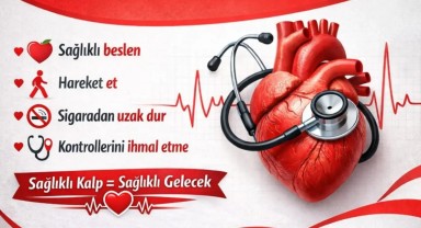 Karaman Eğitim ve Araştırma Hastanesi'nden Kalp Sağlığı Haftası Mesajı