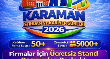 Karaman İstihdam ve Kariyer Günleri 21 Nisan'da Düzenleniyor