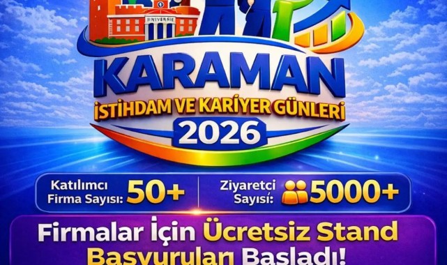 Karaman İstihdam ve Kariyer Günleri 21 Nisan'da Düzenleniyor