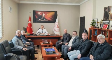 Karaman Muhtarlarından Eğitim ve Araştırma Hastanesi'ne Ziyaret