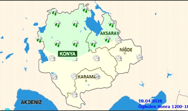 Karaman'da 10 Nisan Cuma Hava Durumu: Çok Bulutlu ve Don Tehlikesi