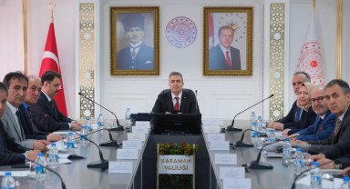 Karaman'da İstihdam ve Mesleki Eğitim Toplantısı Yapıldı