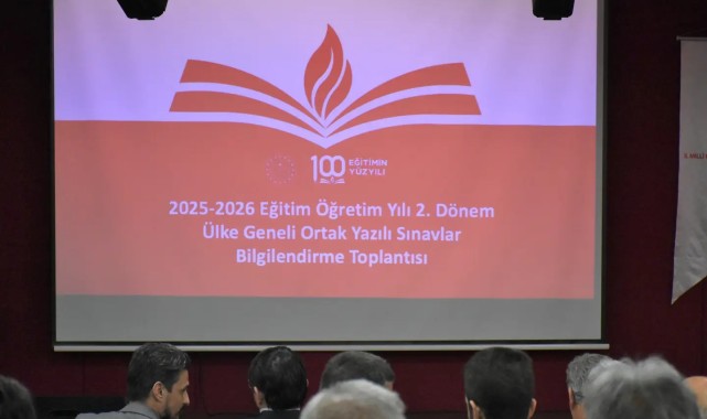 Karaman'da Ortak Yazılı Sınavlar Öncesi Bilgilendirme Toplantısı Yapıldı