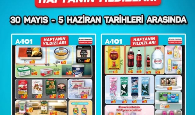 A101'de Haftanın Yıldızları Kampanyası Başlıyor: 30 Mayıs - 5 Haziran Fırsatları