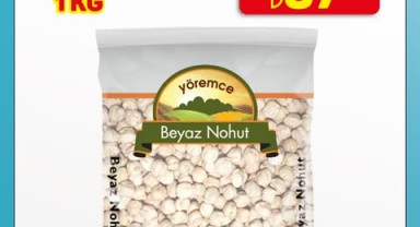 A101'de Yöremce Beyaz Nohut İndirimi Başladı