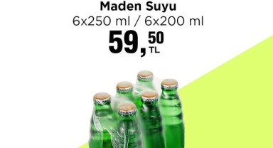BİM'de Maden Suyu Kampanyası: İkinci Ürüne %50 İndirim
