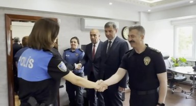 Karaman Emniyet Müdürü Mehmet Turhan, Kurban Bayramı'nda Görev Yapan Personelle Bayramlaştı
