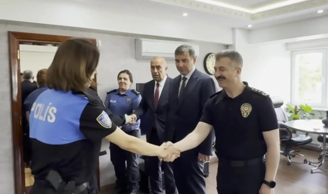 Karaman Emniyet Müdürü Mehmet Turhan, Kurban Bayramı'nda Görev Yapan Personelle Bayramlaştı