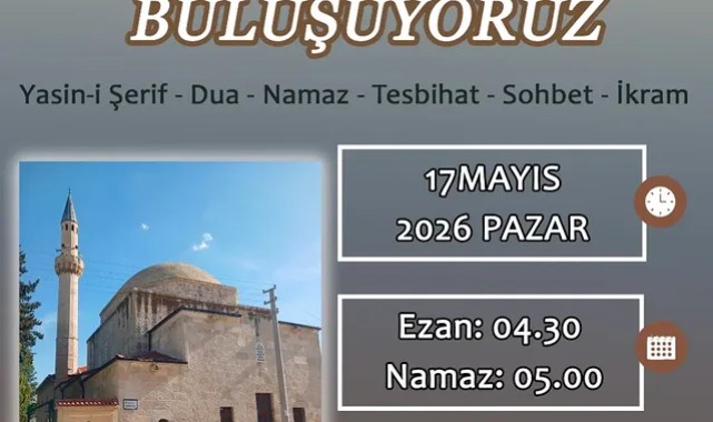 Karaman'da Ailece Sabah Namazı Buluşması Siyahser Camii'nde