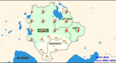 Karaman'da Gök Gürültülü Sağanak Yağış Bekleniyor: Dikkatli Olun!
