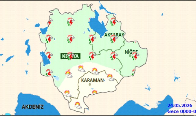 Karaman'da Gök Gürültülü Sağanak Yağış Bekleniyor: Dikkatli Olun!