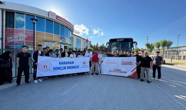 Karamanlı Gençler Tarihi Çanakkale Destanını Keşfetmek İçin Yola Çıktı
