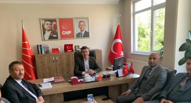 Zafer Partisi Karaman İl Başkanı Metin İçel ve Heyeti CHP Karaman'ı Ziyaret Etti