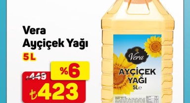 A101'de Ayçiçek Yağı Kampanyası: 20-23 Haziran'da Özel Fiyatlarla