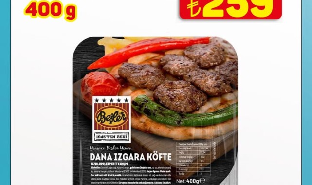 A101'de Dana Izgara Köfte Kampanyası: 11-14 Haziran Fırsatı