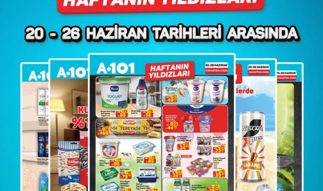 A101'de Haftanın Yıldızları Kampanyası Başlıyor: 20-26 Haziran Fırsatları