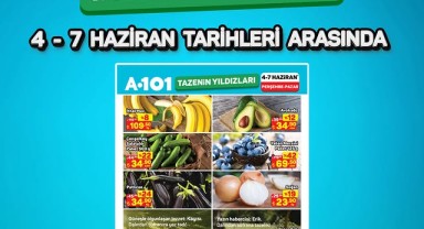 A101'de Meyve ve Sebze İndirimleri 4-7 Haziran'da Başlıyor