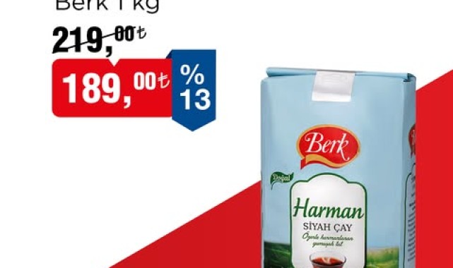 BİM'de Berk Siyah Çay'da Büyük İndirim: 13 Haziran'a Kadar Geçerli