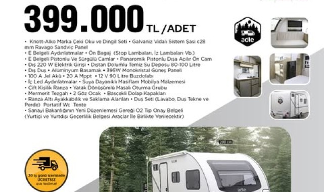 BİM'den Karavan Alana Peşin Fiyatına 12 Taksit Fırsatı