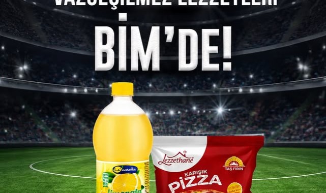 BİM'den Maç Akşamlarına Özel Lezzetler: Limonata ve Karışık Pizza