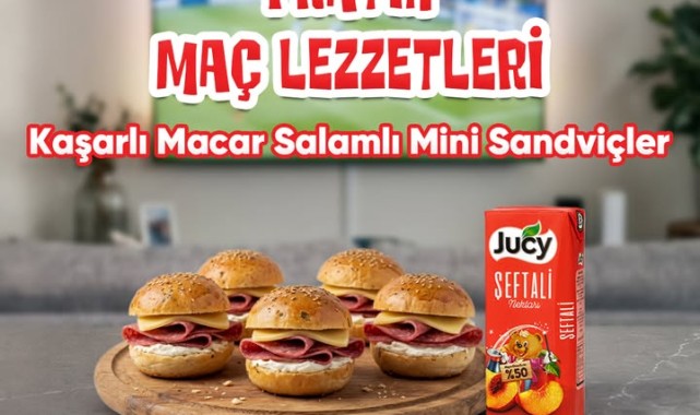 BİM'den Maç Keyfine Pratik Lezzetler: Mini Sandviçler ve Şeftali Nektarı