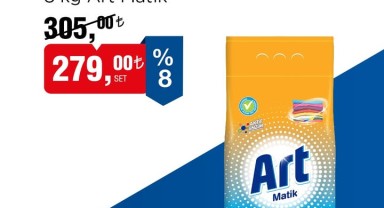 BİM'den Renkliler İçin Dev İndirim: 8 Kg Art Matik Deterjan 279 TL'ye
