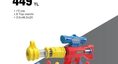 BİM'den Yeni Oyuncak: Havalı Top Atan Oyuncak 19 Haziran'da Mağazalarda