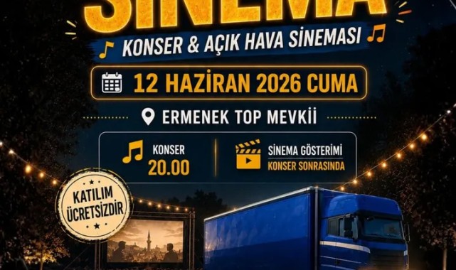 Ermenek'te Gezen Sinema Etkinliği: Konser ve Açık Hava Sineması Daveti