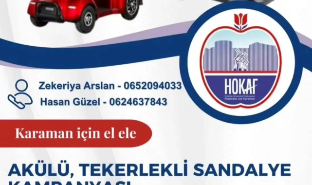Hollanda Karamanlılar Federasyonu Tekerlekli Sandalye Kampanyasında Son Günler