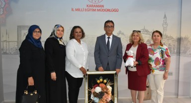 Karaman Halk Eğitimi Merkezi'nden İl Müdürü Mehmet Çalışkan'a Ziyaret