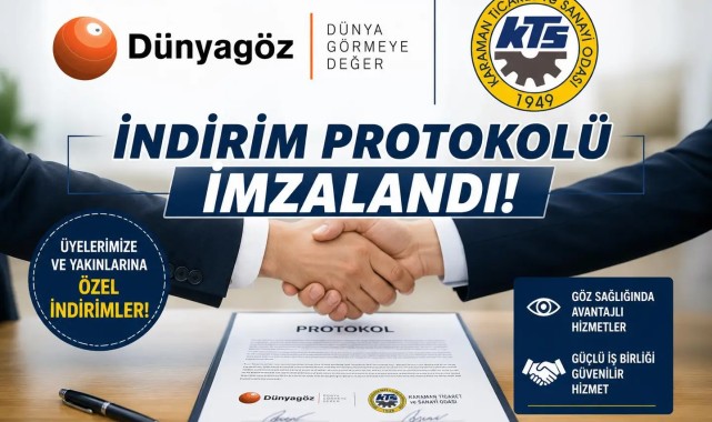 Karaman TSO Üyelerine Dünyagöz'den Özel İndirim Anlaşması