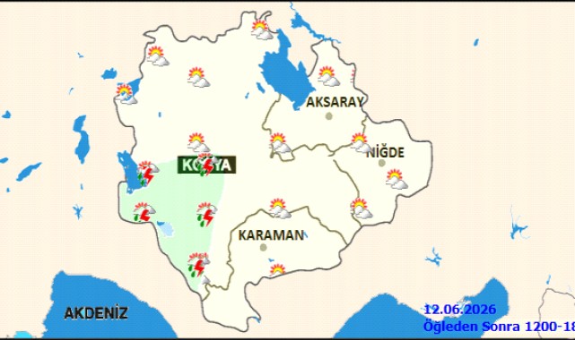Karaman'da 12 Haziran Cuma Hava Durumu: Parçalı Bulutlu, Sıcaklık 29°C