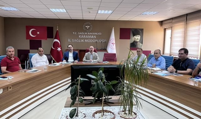 Karaman'da Sağlık Hizmetleri Haziran Ayı Değerlendirme Toplantısı Yapıldı
